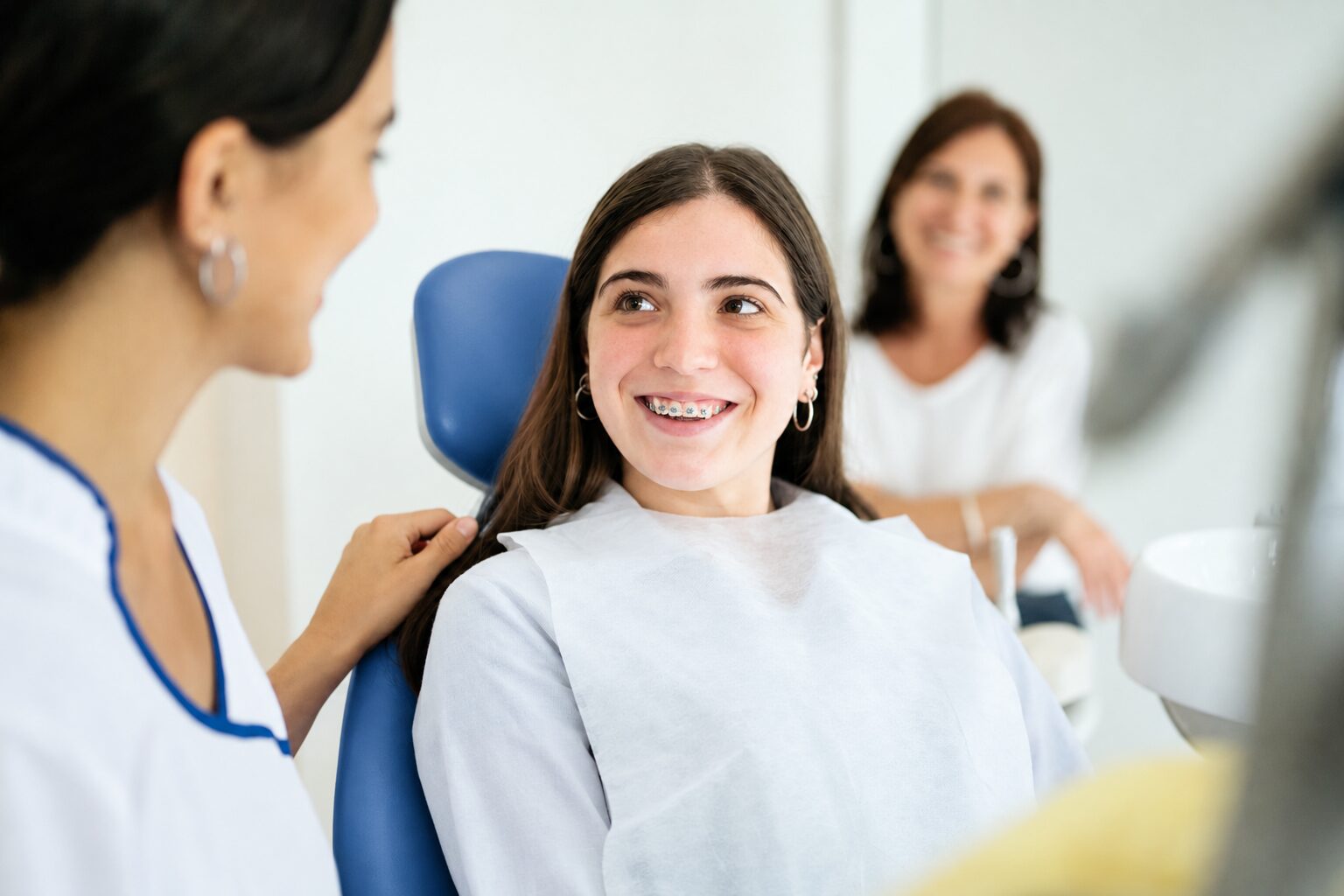 Smiling teen patient at Sebastian Orthodontics
